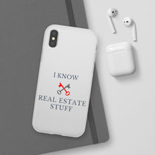 Load image into Gallery viewer, &quot;I Know Real Estate Stuff&quot; [WHITE] Flexi Case
