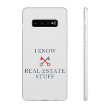 Load image into Gallery viewer, &quot;I Know Real Estate Stuff&quot; [WHITE] Flexi Case
